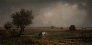Martin Johnson Heade Mare and Colt in a Marsh oil painting artist